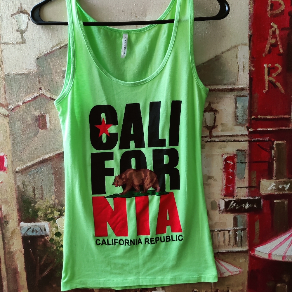 3/$20-California Republic tank top